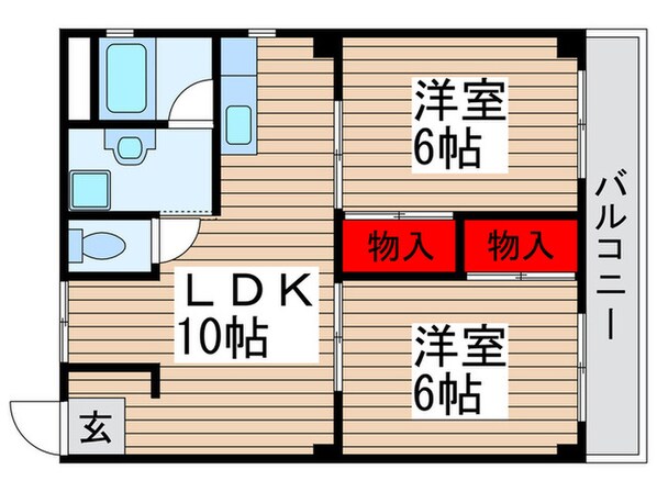 大勘ビルの物件間取画像